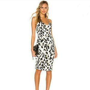 NWT Revolve Superdown Fierro Leopard Midi Dress